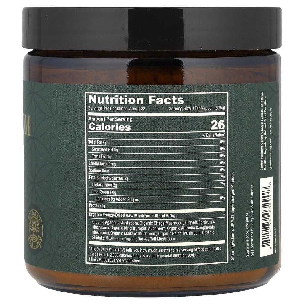 Organic Mushroom Blend, 150G(5.3Oz)