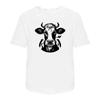 Dairy Cow Portrait Cotton T Shirt Ta052618