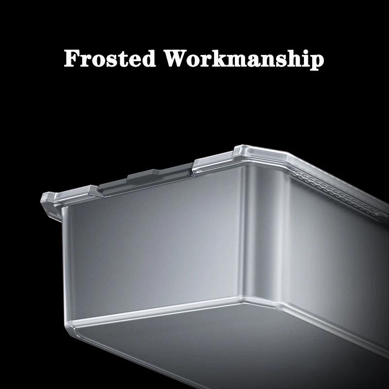 For Tesla Model 3 Model Y Upgraded Silicone Double Layer Hidden Center Console Organizer Tray Box for Interior Accessories