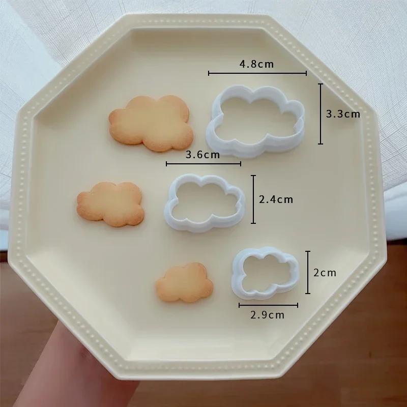 3D Cartoon House Cookie Stamp Mold Forest Tree DIY Baking Tools Cookie Cutter Fondant Biscuit Cake Decorating Mould Cookie Tools