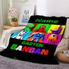 Custom Name Garten of Banban Theme Printed Blanket - Perfect for Couch, Bed, Travel & Outdoor Use | Machine Washable, Cozy & Durable.