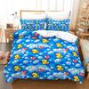 3D Print Yellow Duck Bedding Set Twin Queen King Size Duvet Cover Pillowcase for Boys Girls Adult Home Textile
