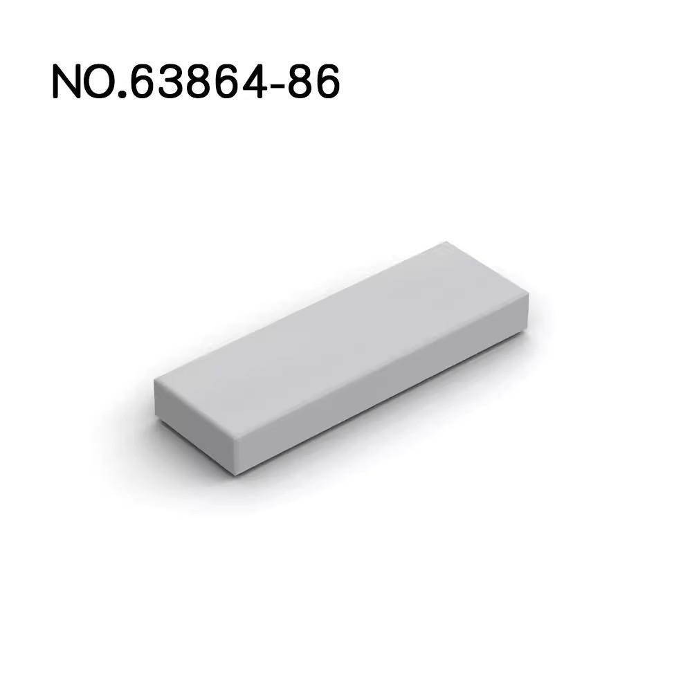 20Pcs MOC Parts 63864 Tile 1 x 3 Compatible Bricks DIY Assmble Building Blocks Particle Kid Puzzle Brain Toy Gift