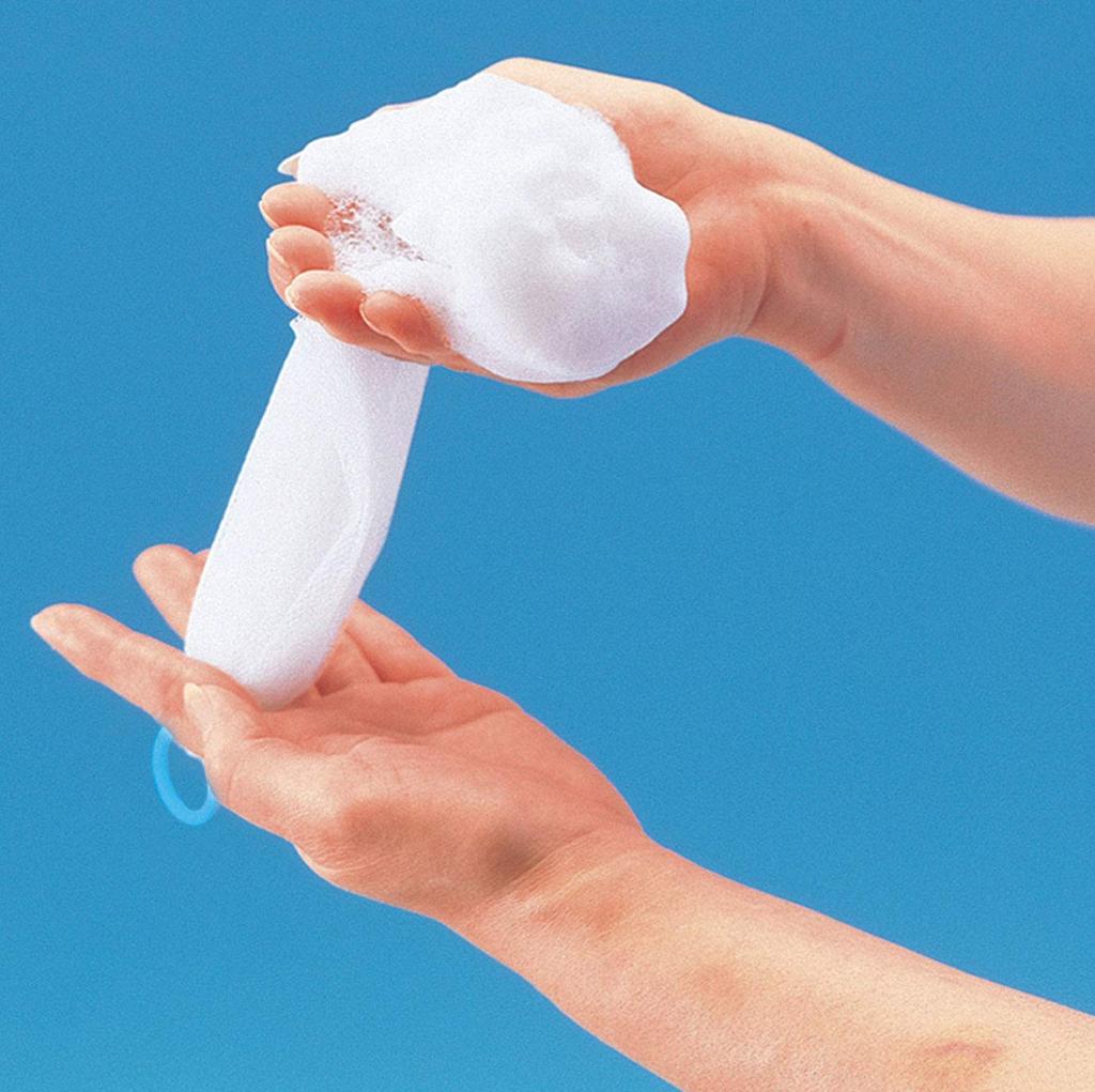 Kokubo Industries Facial Cleansing Net Whipper Easily Create Creamy Foam Cleansing Foaming Hanging with Solid Soap and Facial Cleansing 4 Pieces -