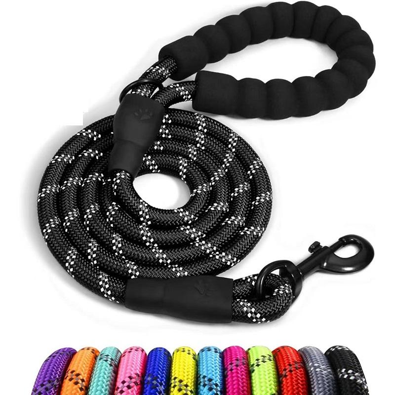 Double Strap for Dogs Lead Retractable Dog Leash for Big Strong Dog Pet Reflective Leash for Small Medium Dog Leash