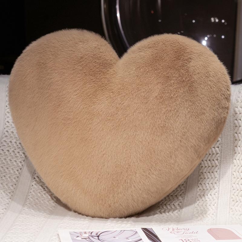 Visone di Grado Superiore Morbido ad Alto Standard Cuscino di Grado Superiore Confortevole di Prima Classe Cuore ad Alto Standard Peluche di Prima Classe Qualità Premium