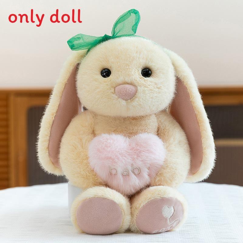 Cute Heart Hugging Cartoon Rabbit Plush Doll Children Toy For Kids Comfort And Decorative Space