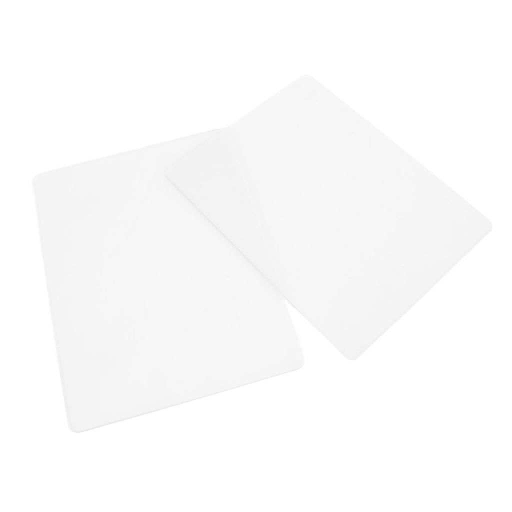 2 Pezzi Placca per Goffratura con Supporto Acrilico Spessore 3mm per Carta Pelle Tessuto Artigianato Scrapbooking Biglietti