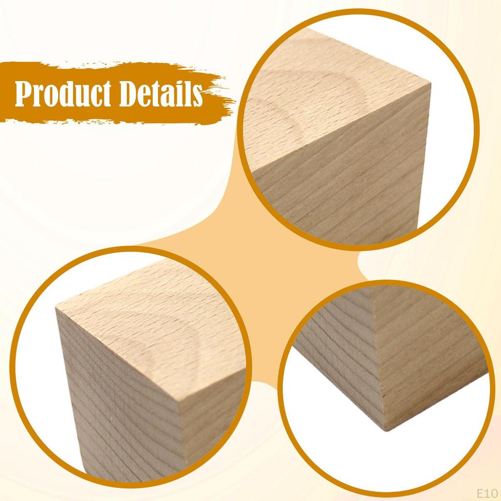 Lindenholz Schnitzblöcke Lindenholz Handgefertigt Unfertiger Block Holzbausatz für Werkstatt