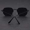 Polygonal Frame Glasses Stylish Round Lenses Unisex Ideal Holiday Gift Festive Accessory Festive Eyewear Decorative Lenses