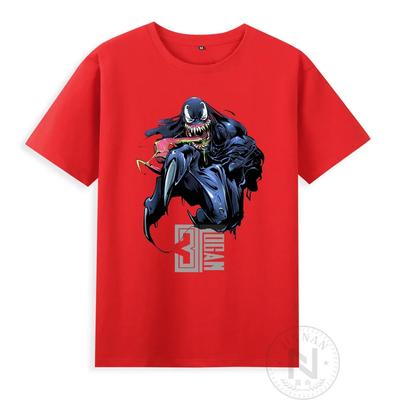 Superheld Venom Venom 2 Massaker Start Logo Kurzarm T-Shirt Sommer Herren T-Shirt Boutique Mode Top Kurzarm y2k#Farbe(1)