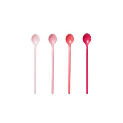 Glamouröses Pink Teelöffel-Set