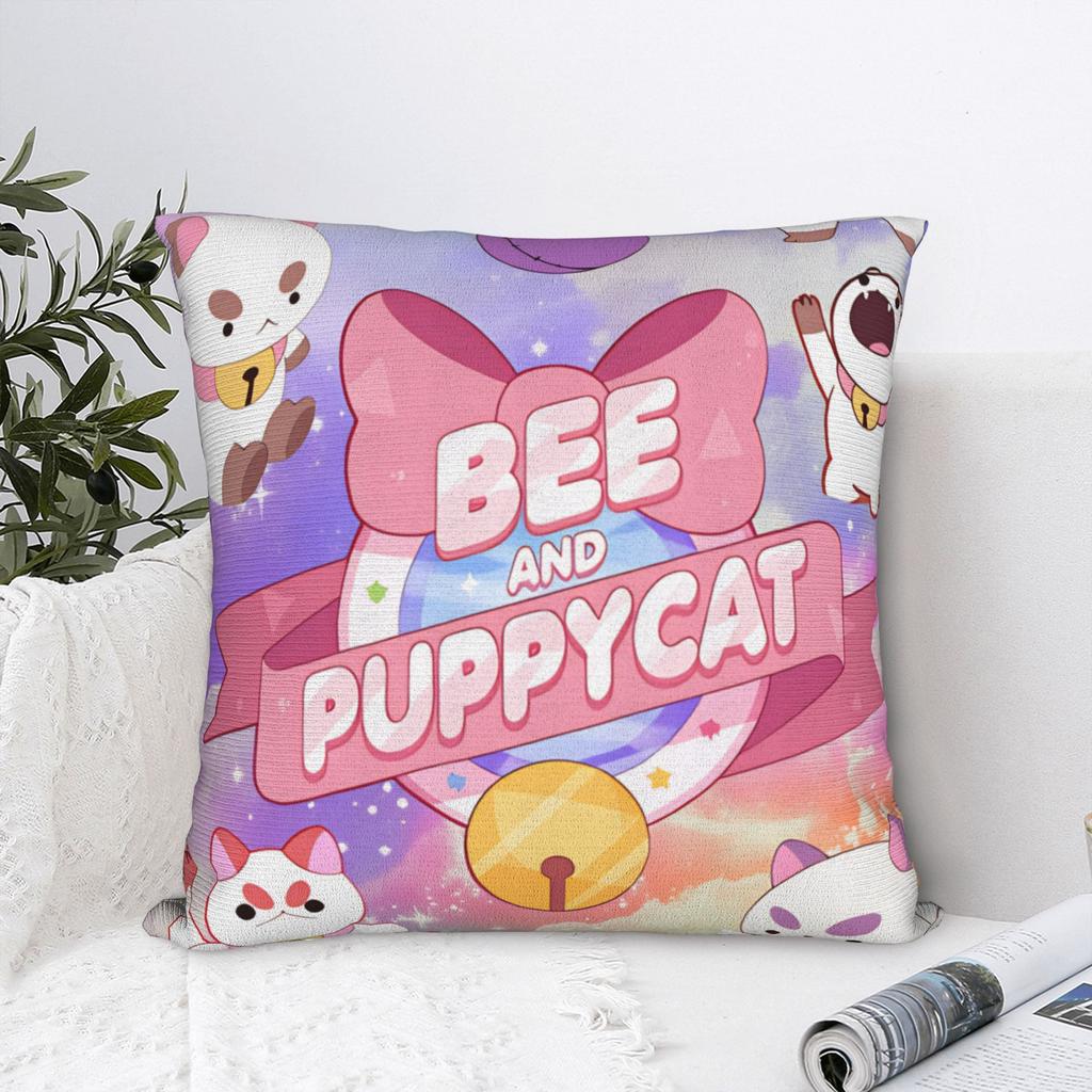 Pillow Case B-Bee And P-Puppycat Comfy Pillow Cover For Wedding Party Home Decor Vintage Pillowcases
