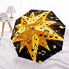 1pc Music Star Umbrella Portable Folding Umbrella Durable Iron Frame, Suitable for All Seasons Home Travel Outdoor Yy260319057