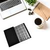 300 Capacity Coin Collection Album Leather PVC Construction Display Organizers For Currency Pennies Quarters Storage