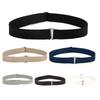 1 stuks Canvas Onzichtbare Gesp Elastische Riem Unisex Verstelbaar Casual Tailleband Mode Dagelijkse Draagaccessoires