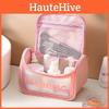 Large Capacity Waterproof Portable Travel Cosmetic Bag Pu Hanging Storage Bag
