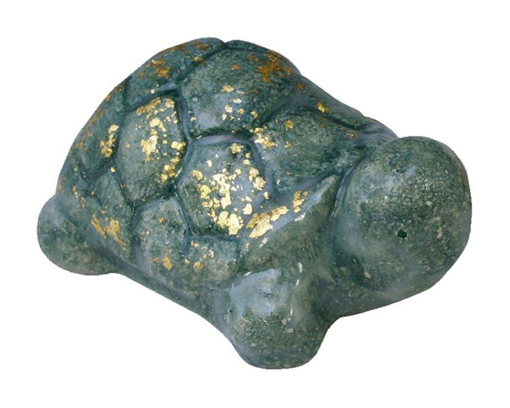 chopstick rests a paulownia wood crane and turtle design HRT410 Kyo-yaki, Kiyomizu-yaki Raku-iri (in box) pair, (Raku)