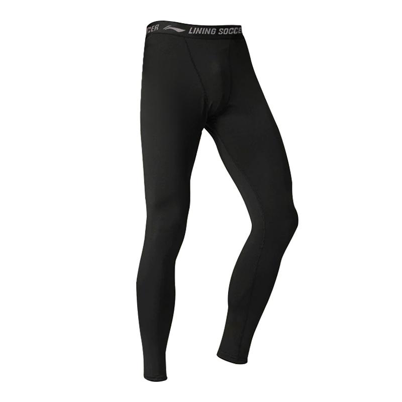 

Li-Ning Quick-Dry Training Fitness Comfortable Breathable Tight Sports Long Pants Fleece Version Unisex Bottoms LIXMX027-1_20250915132914 L