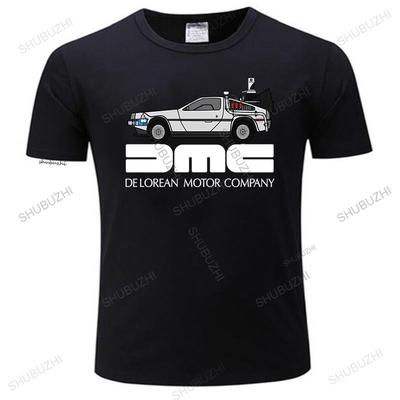 Cotton Vintage Tshirt Men Summer Tees Brand Clothing DMC DELOREAN MOTOR COMPANY Unisex Loose Casual Tops Teeshirt Gifts