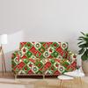 Elastic Sofa Cover Red Christmas All-Inclusive Three-Seat Sofa Cover Furniture Protective Cover