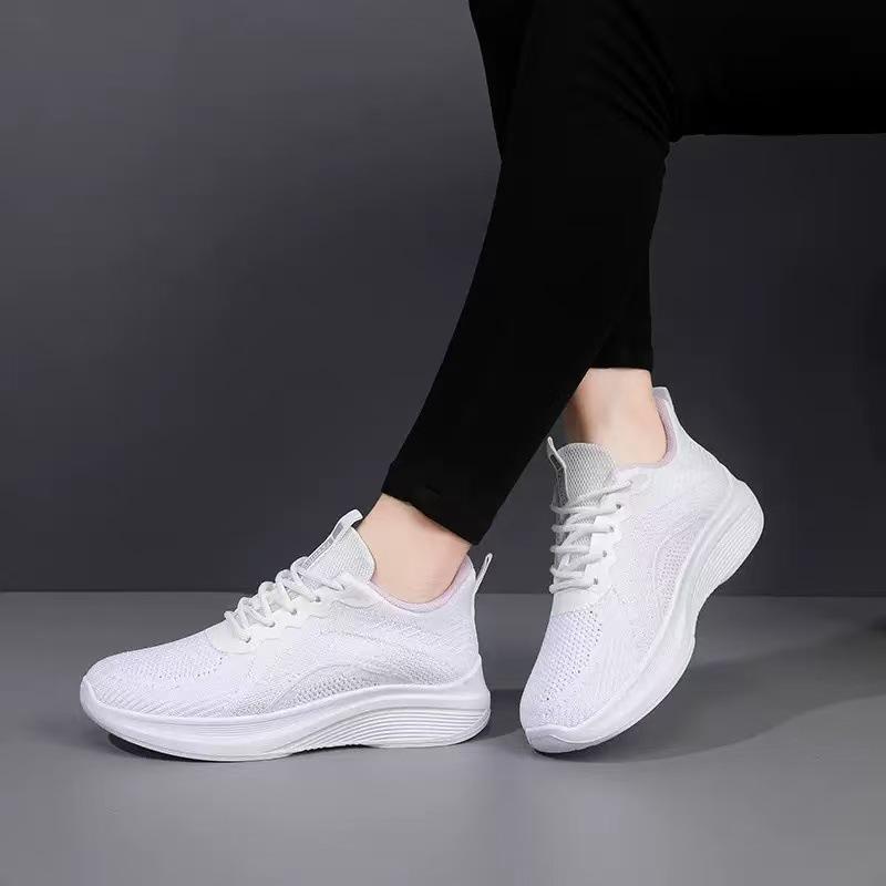 Summer new running shoes sports shoes soft sole high elastic mesh casual casual light running shoes