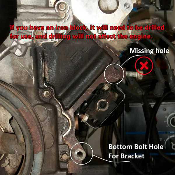 Chevrolet LS Truck Alternator & Power Steering Low Bracket Kit