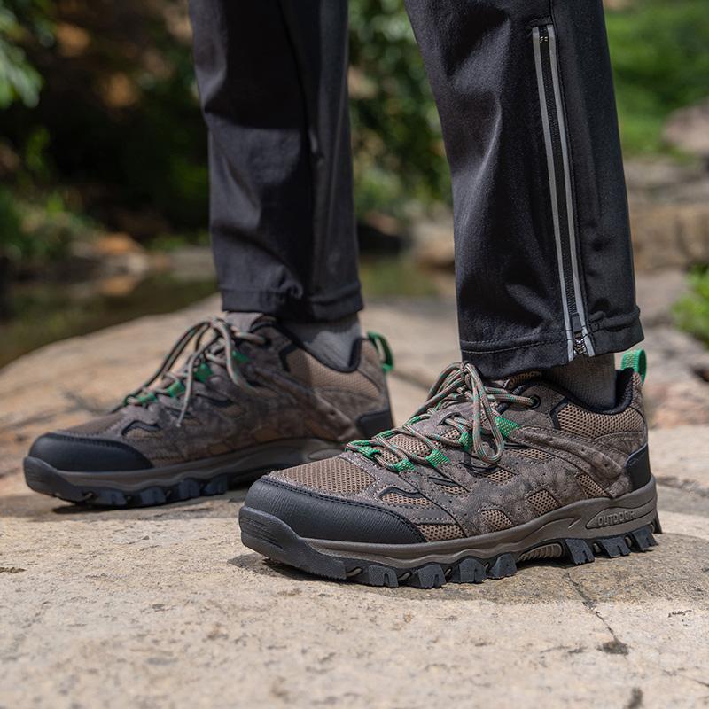 Fashion Non-Slip Outdoor Men Casual Shoes Comfortable Leisure Walking Footwear Fashion Travel Treking Footwear Classic Male Hiking Shoes