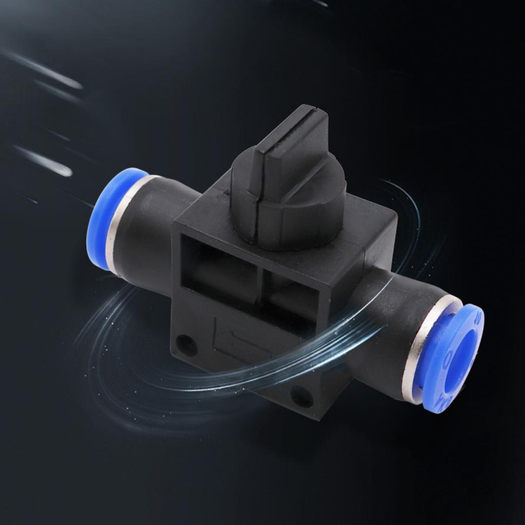 Pneumatic Trachea Quick-in Buckle-type Hand Valves 4/6/8/10/12mm Garden Lawn Irrigation Flow Limiting Speed Control Switch 5Pcs