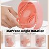 (Pink) Desk Fan Portable Fan, USB Fan Silent Powerful Personal Fan, 3 Speed Mini Desktop Fan Cooling Desk Fan USB for Home Office Bed