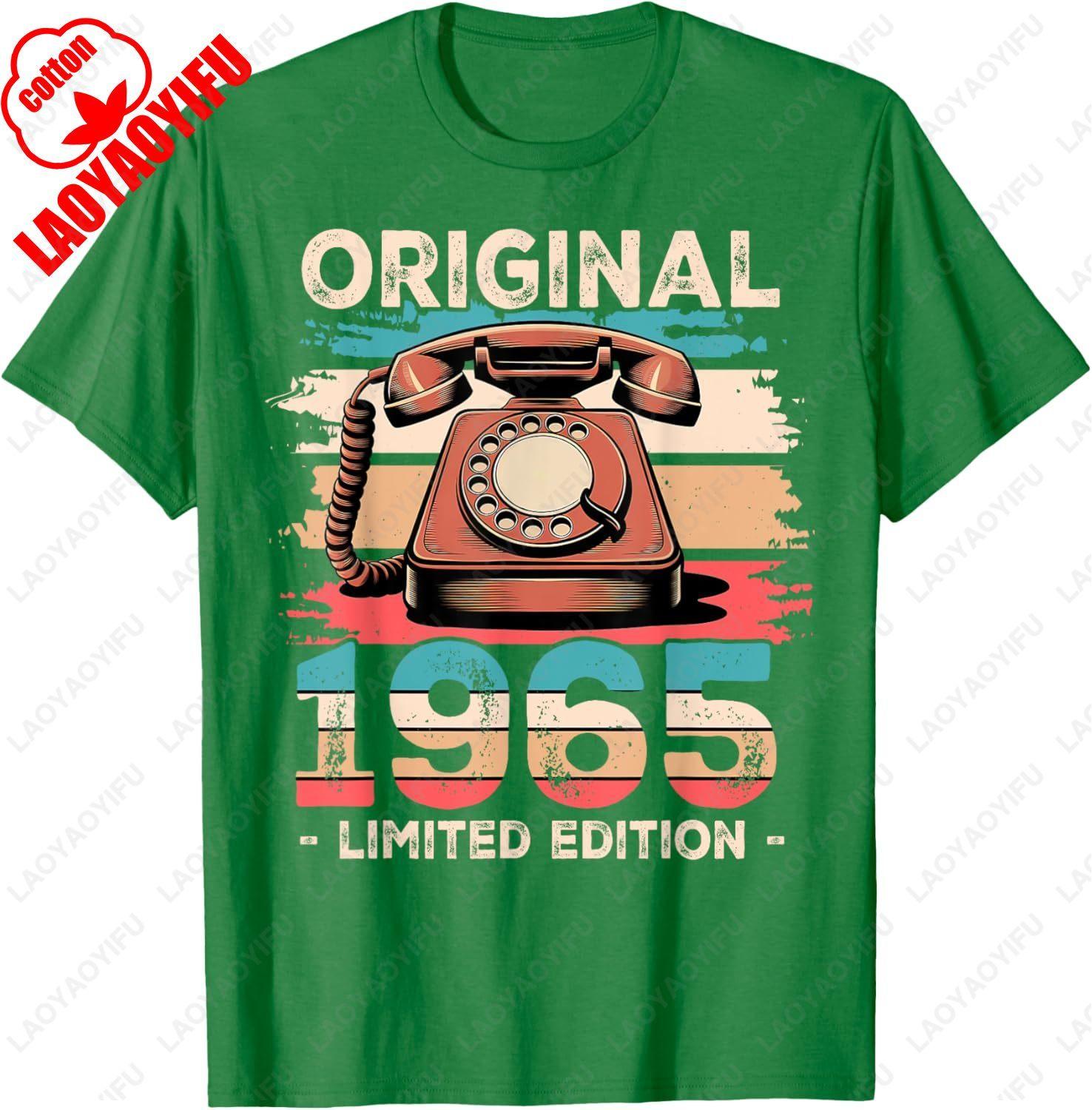 

High Quality ORIGINAL1965LIMITED EDITION Hot Sale tops Comfortable Popular Unisex Cottontops Allmatch Cotton TShirt Black Tee 4XL