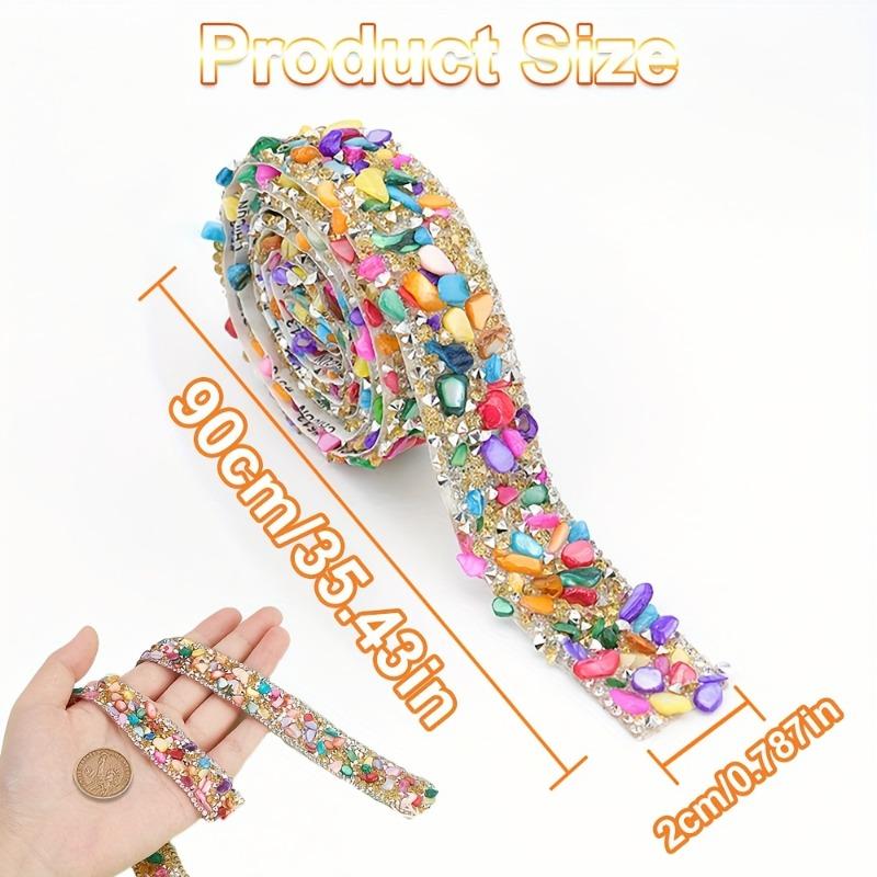 Resin Diamond Tape, Diamond Bars, Clothing Accessories, Stone Stickers, Wedding Cakes, Birthday Decorations, Hat Decorations