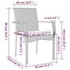 VidaXL Garden Dining Set and Cushions 7 Pcs Grey Rattan, Dining Set, Dining Set 3184996