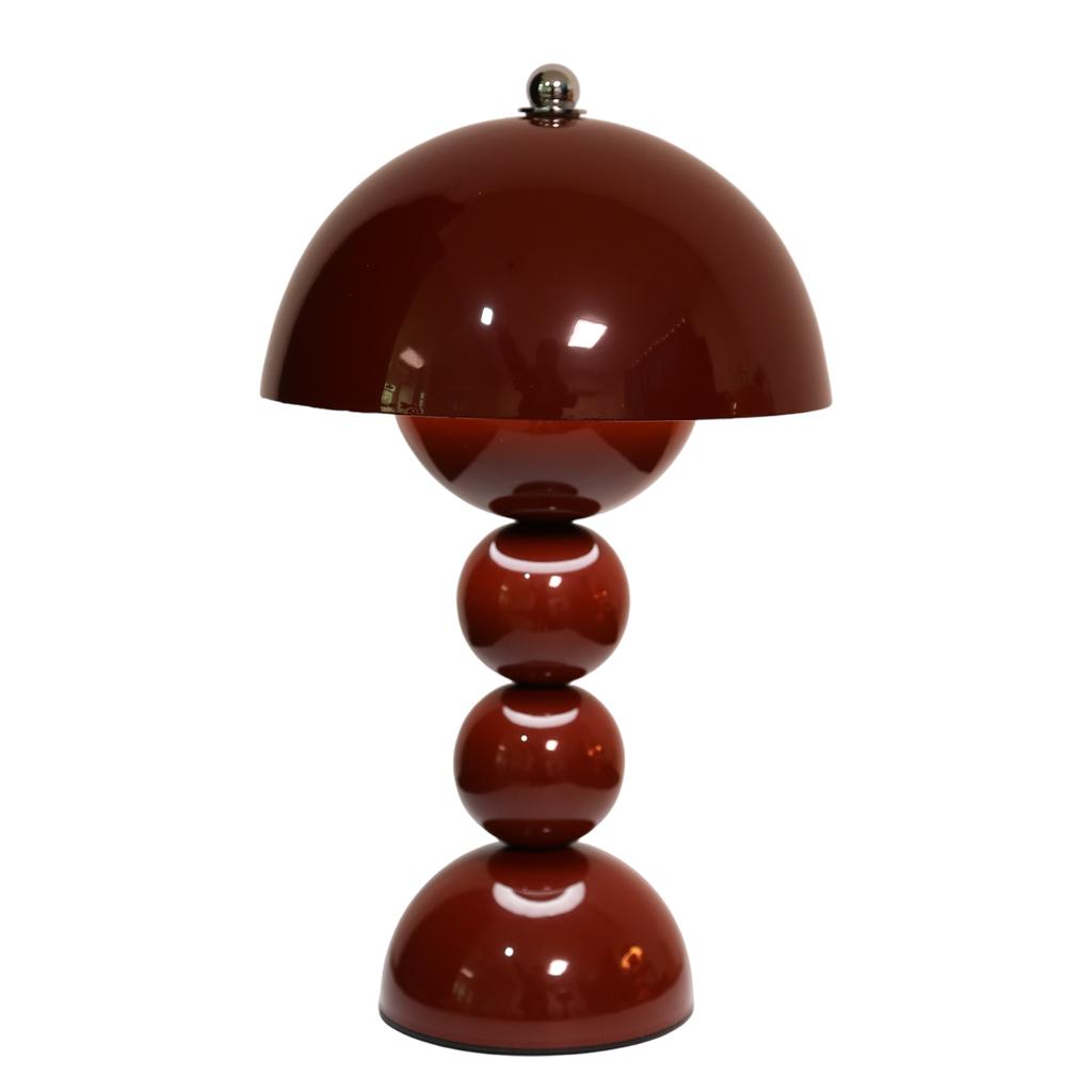 Xiaomi 1pc Retro Mushroom Table Lamp, Touch Control Aesthetic Bubble Bedside Lamp, Dimmable Decor Desk Lamp for Bedroom Home Decor Gift