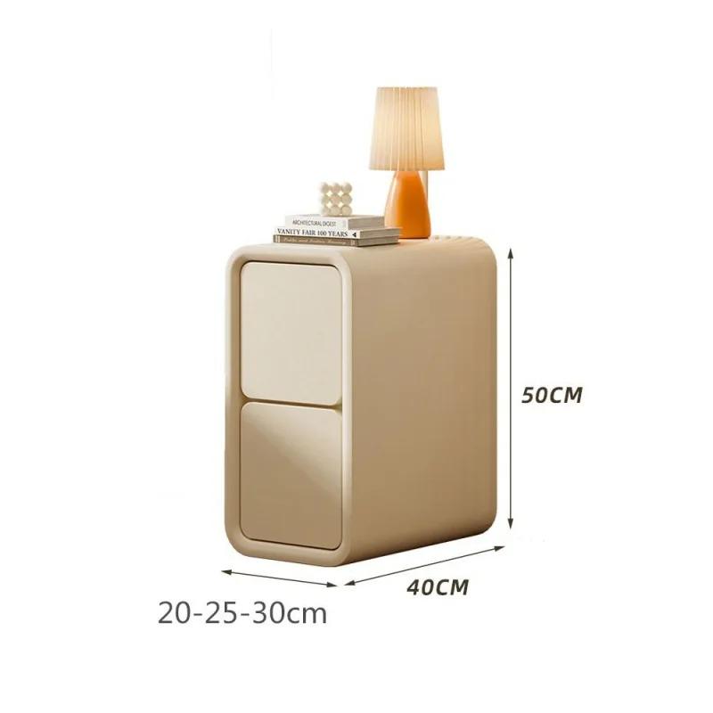 Drawer Nordic Nightstand Modern Minimalist White Organizer Bedside Table Solid Storage Simple  Home Furniture