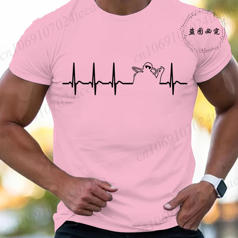 Heartbeat Scuba Diver Scuba Diving Funny Mens Tshirts Summer Short Sleeve Tee Shirts Fashion Casual Tops Men Male Clothing