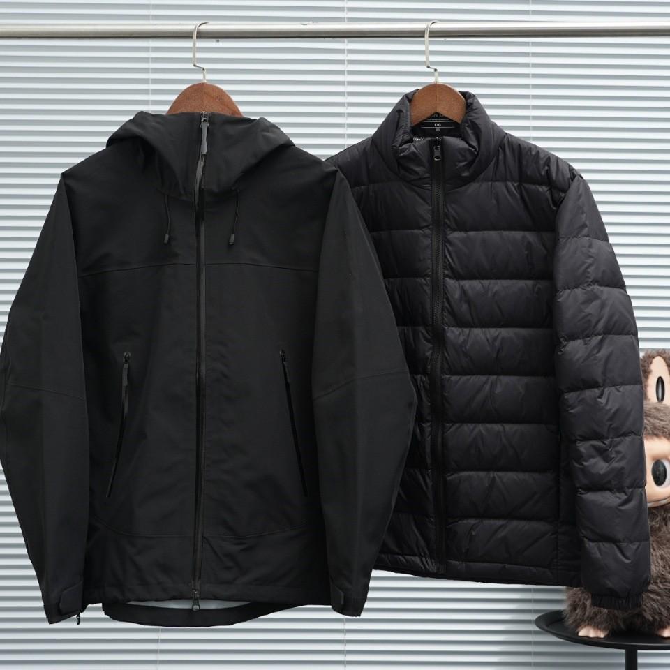 

Two Trees 3-in-1 Windproof Waterproof Outdoor Mountaineering Jacket M чорний