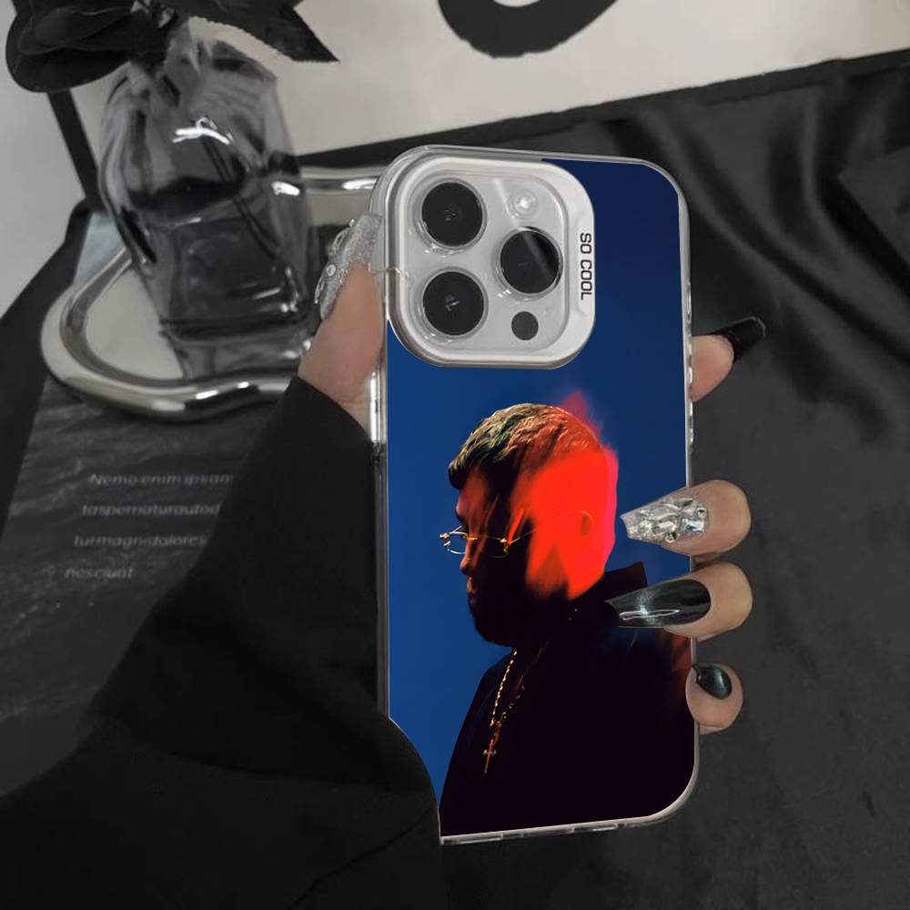 Rapper Maka Aura 2025 Tour Phone Case For iPhone 16,15,14,13,12,11,Pro,XS,Max,Plus,Mini,SE White Candy Matte Shockproof Cover
