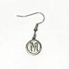 Custom Stainless Steel Letter Necklace & Earrings Set for Women - Gold/Silver, Non-fading, Simple & Versatile Design