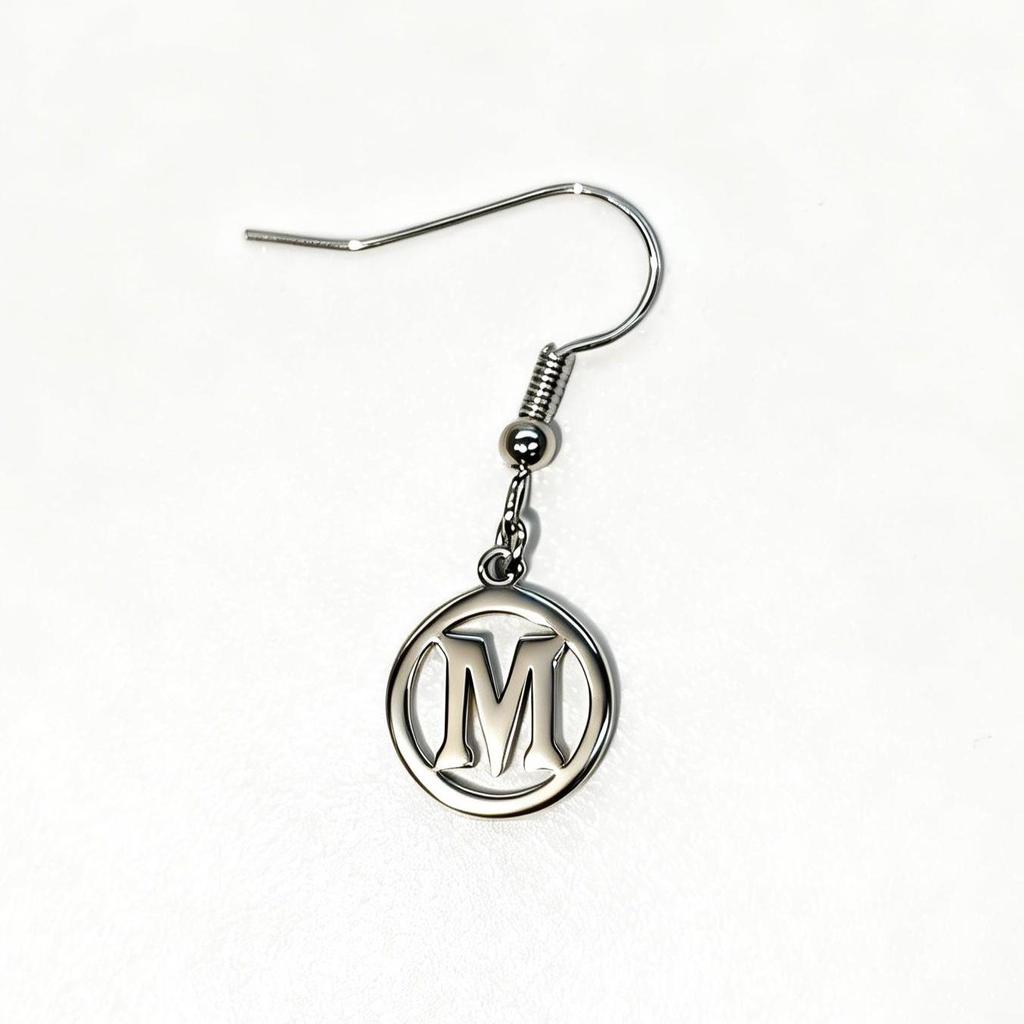 Custom Stainless Steel Letter Necklace & Earrings Set for Women - Gold/Silver, Non-fading, Simple & Versatile Design