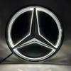 Car Front Grill Logo Light mirror face LED Badge Emblem Luminous Decorative Light For Mercedes Benz W213 E-Class