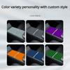 For Tesla Model 3 Highland 2024 Central Control Panel Protection Sticker Alcantara Suede Ultrathin Patch Decorate Accessories