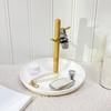 Simple Storage Tray Wooden Bathroom Shelf Jewelry Display Plate  Living Room