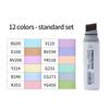 Finecolour 20mm Wide Markers Set POP Alcohol Line Sketching Art Markers Pen Drawing For Drawing Art Supplies EF105