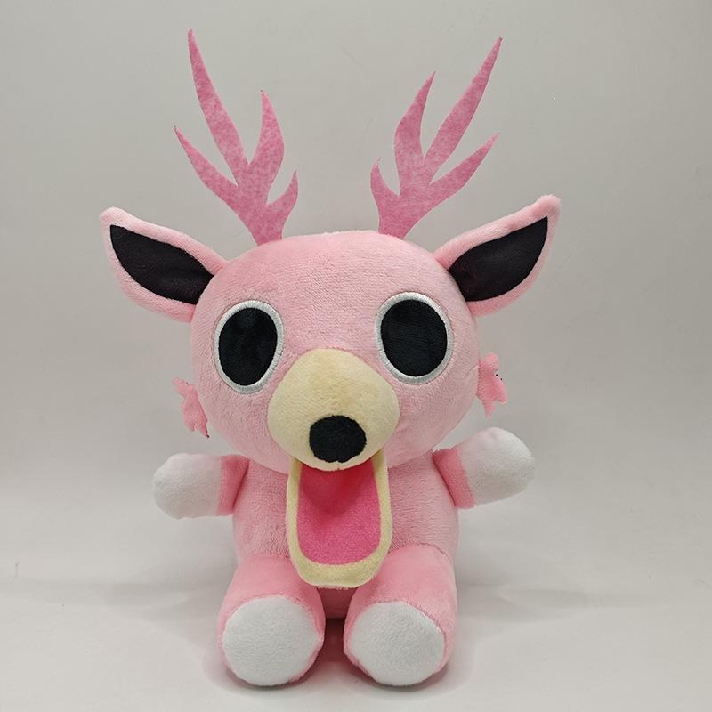 99Nights Horror Game Merchandise: Reindeer Plush Toy; 99Nights Party Reindeer Stance Plush Toy