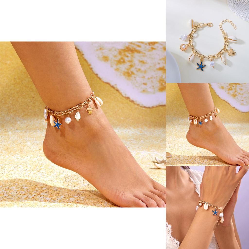 Bohemian Beach Shell Jewelry Summer Fashion Pearl Bracelet For Women
