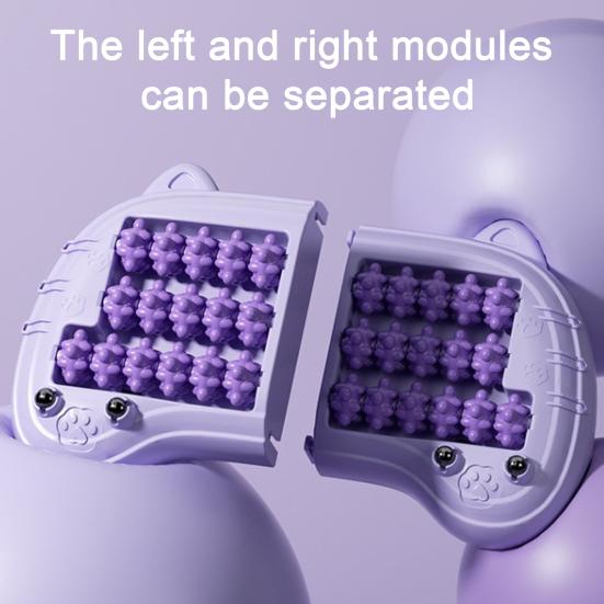 Detachable Foot Massage Roller Plantar Fasciitis Pain Relief Deep Tissue Sore Muscles Relaxation Physical Therapy Foot Massage Tool with 32 Roller