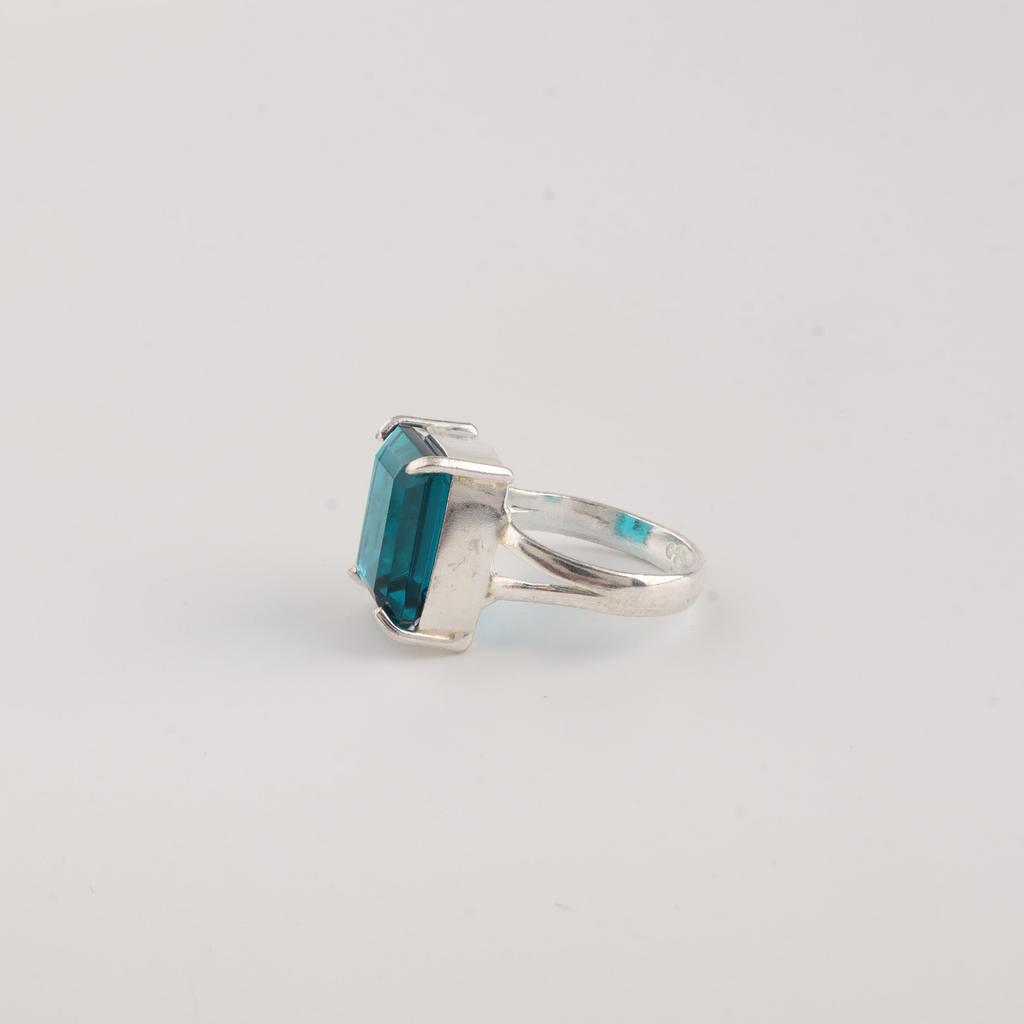 Apatite Gemstone 925 Sterling Silver Handmade Statement Ring Unique Jewelry Anniversary Gift RR-86-3
