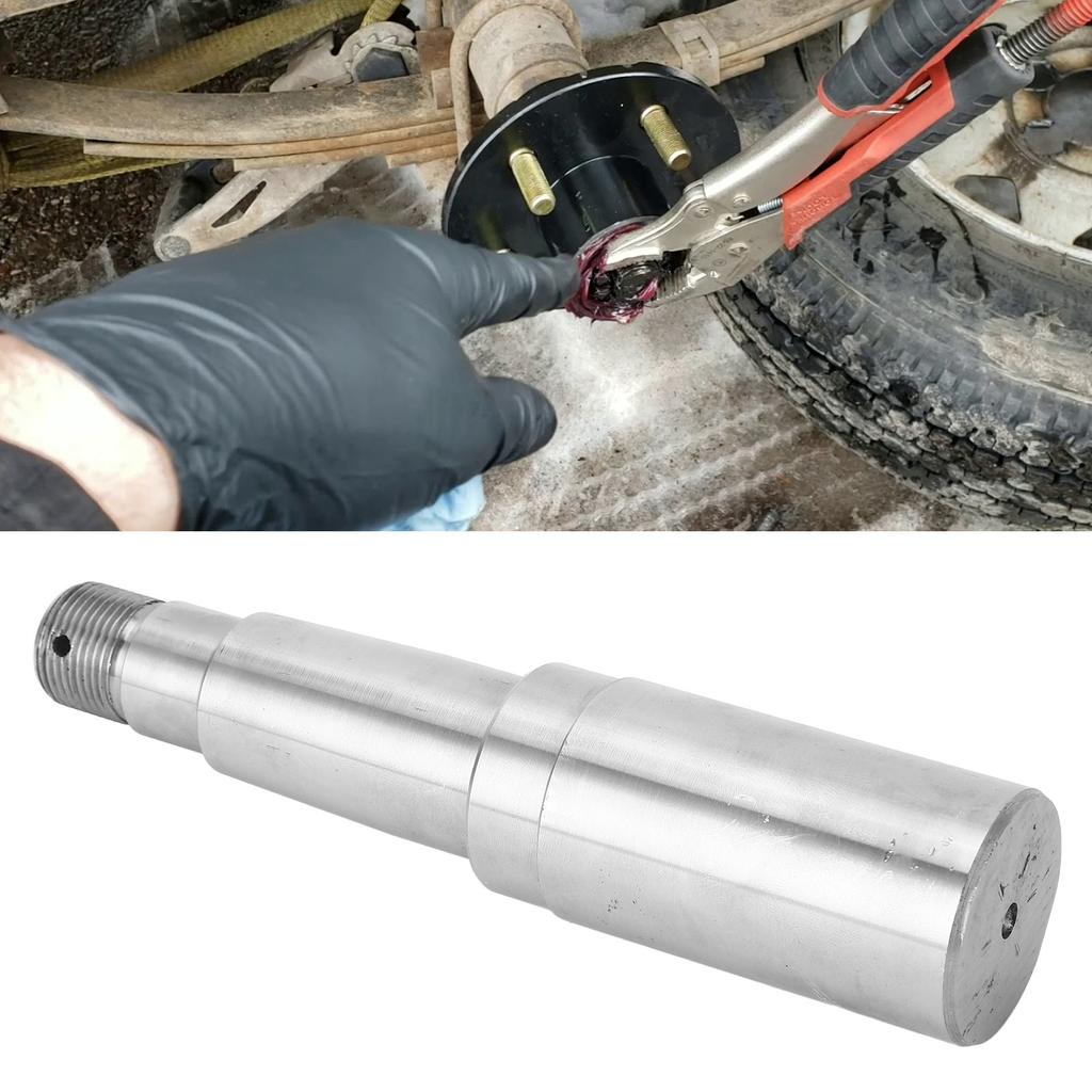 Trailer Axle Kit 3500 Lb 25mm To 35mm Robust Metal Trailer Idler Hub Kit Anti Shaking 5 Studs 4.5in Bolts for Cargo Boat