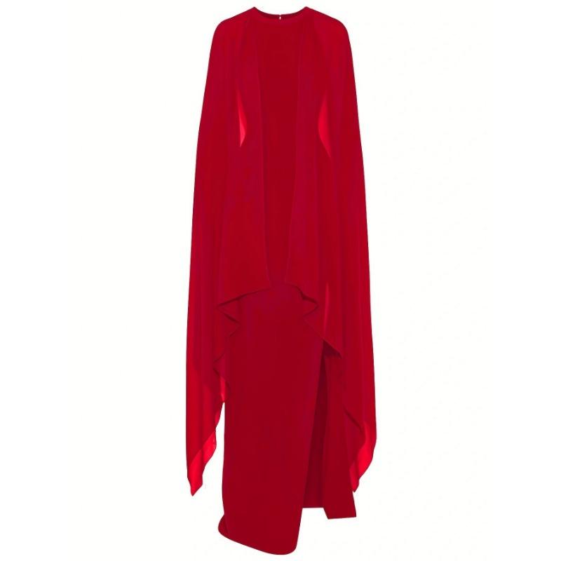 Plus Size Women Summer Elegant Solid Color Mesh V Neck Long Dress